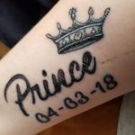 Tattoo for my son. #children #son #prince 