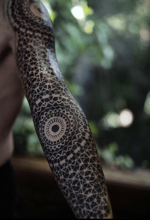 Hyper intricate sleeve for Ben Mckee of Imagine Dragons.