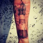 #armtattoo  #lighthouse  #blackandgrey  