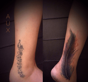 Feather Tattoo/Cover up 