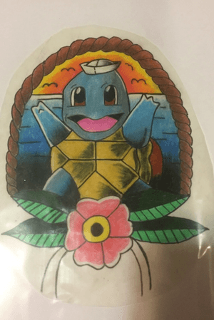 Neo traditional squirttle