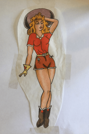 Traditional pinup 