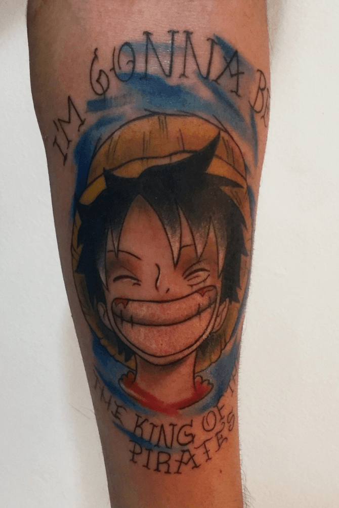 Minhas últimas tattoos de One Piece . . . #onepiece #onepiecetattoo #