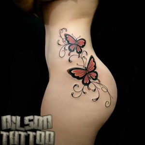 #tatuagem #tattoo #tatuaje #tatuagemfeminina #femaletattoo #tatuajefeminino #tattooborboleta #butterflytattoo #borboleta #butterfly 