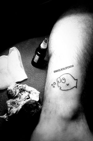 #antidepresivnirybicka #tattoo #fishtattoo #fish #vypsanafixa #mywork #ink #czech