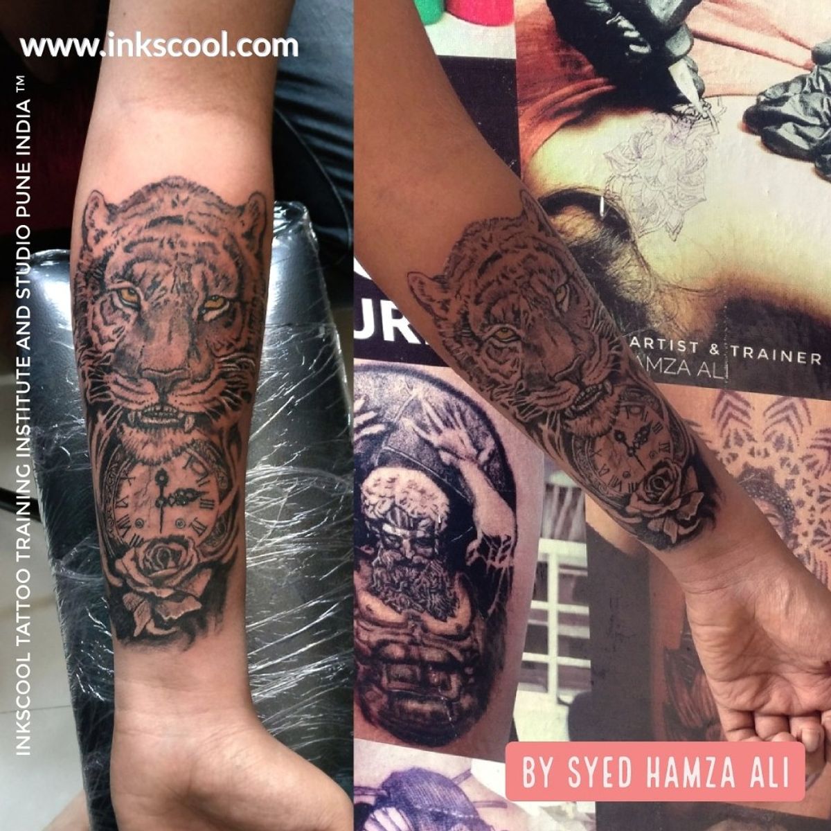 Tattoo uploaded by Inkscool Tattoo Training Institute And Studio Pune India ™ • Customized tiger
