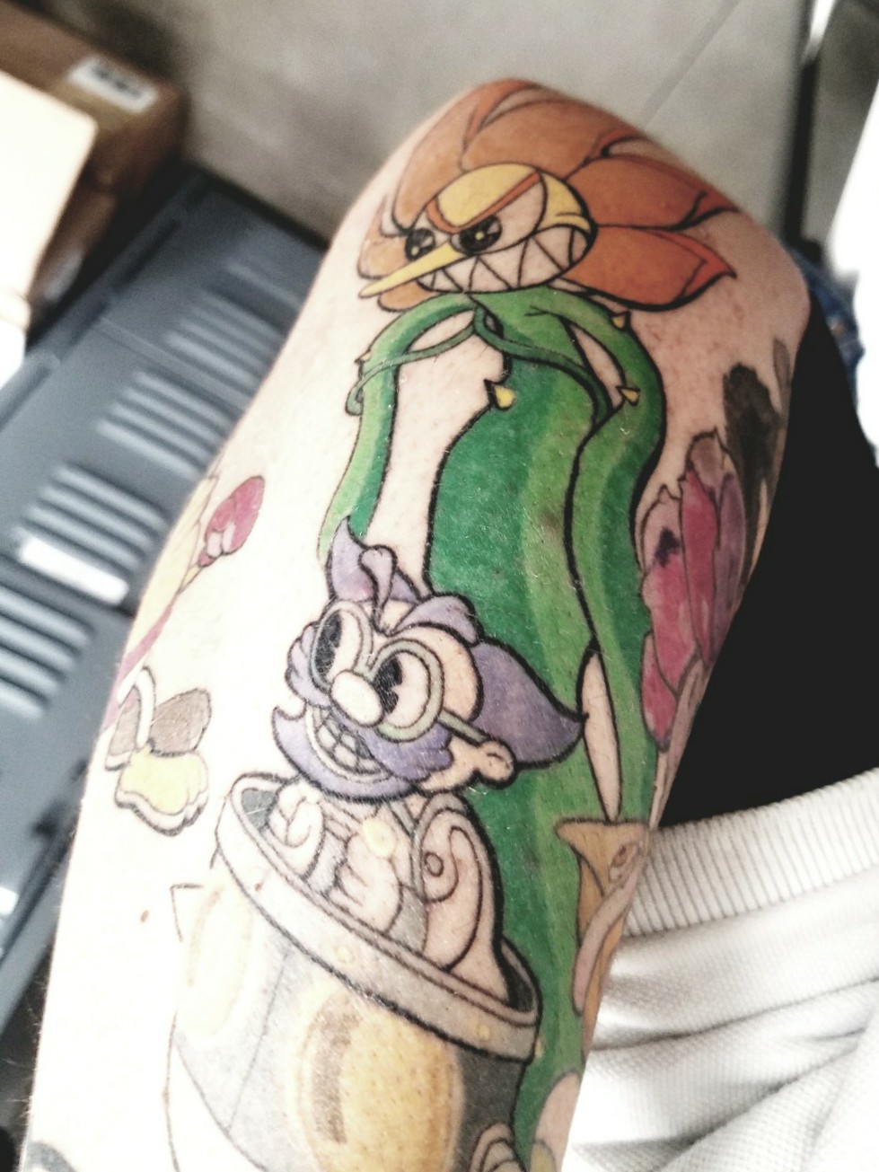 Tattoo uploaded by Arturo Lopez • #cuphead • Tattoodo