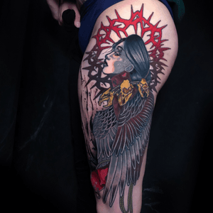 Harpy! interested send me an email to igorpuentetattoo@gmail.comDone with @worldfamous#worldfamousink #fkirons #neotraditionaltattoos #thebesttattooartists #tattoodo #tattoosnob #neotradeu #neotrad #colortattoos #neotradtattoo #superbtattoos #Manhattantattoo #brooklyntattoo #nytattoo #theredcrown #igorpuente #tattooart #tattoo #tattoos  #inkedmag #neotradworldwide 