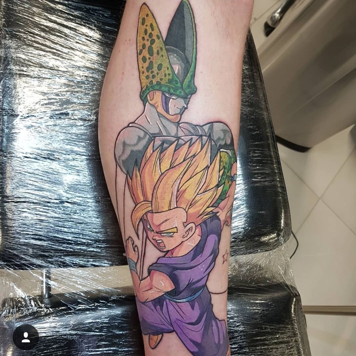 Trunks del Futuro SSJ  Dragon ball tattoo, Anime dragon ball