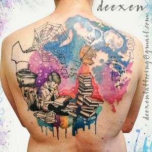 Leave It In My Dreams #ink #inked #tattoo #tatouage #art #watercolourtattoo #watercolor #graphictattoo #geometrictattoo #aquarelle #deexen #deexentattooing #abstracttattoo #wctattoos #TattooistArtMag #skinartmag #killerinktattoo #TattooistArtMagazine #bestwatercolourtattooers #d_world_of_ink #ikodeluxcustom