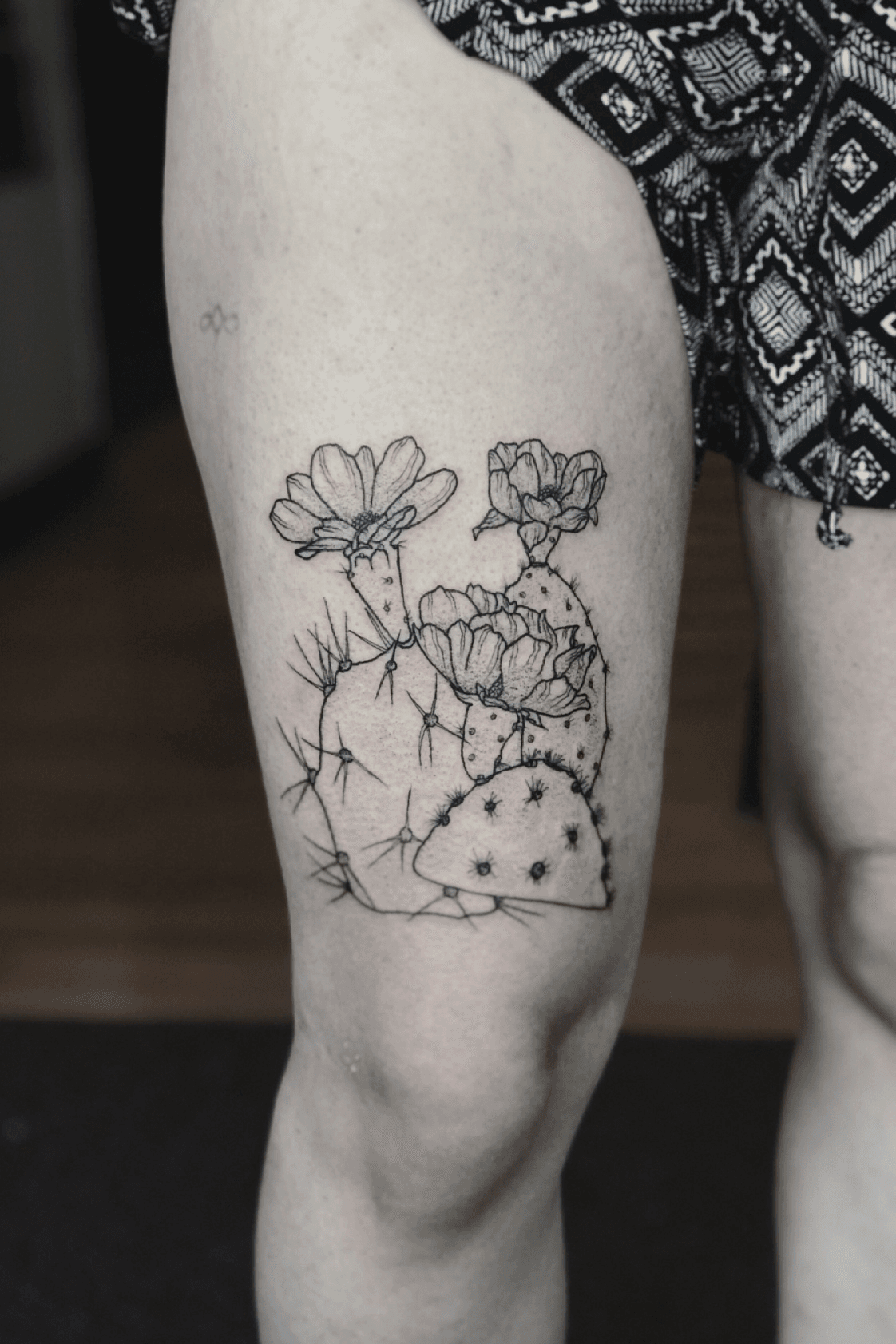 Prickly pear cactus  I loveeee doing anything desert related      fortcollinstattoo fortcollinstattooartist coloradotattoo  Instagram