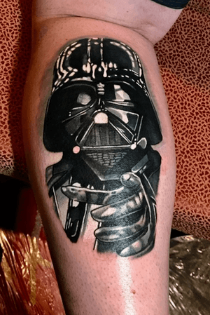 Calf piece done at Due South Tattoo and Art concention 2018.