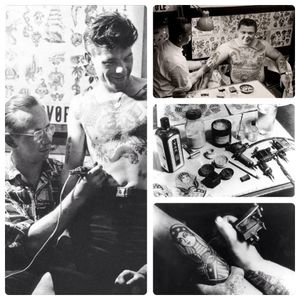 Getting tattooed at Tattoo Ole in Denmark #TattooOle #Denmark