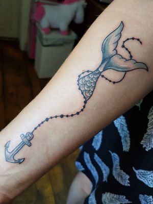 Candy Lady Tattoo - Belgium #mermaid#fish#littlemermaid#disney