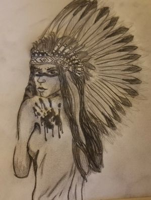 Native American woman!