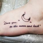 Love. Mother and daughter tattoo.