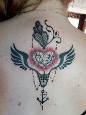 My first tattoo was only the wings and the pailn heart, but it was pimped beautifuly 5 years later