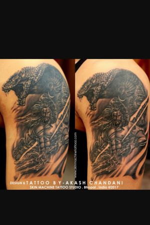 Mahadev tattoo, snake incredible
