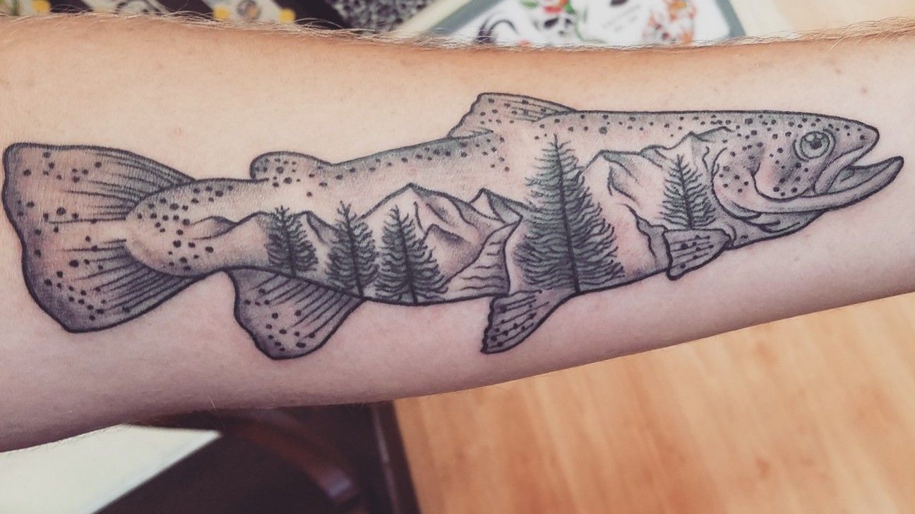 60 Trout Tattoo Designs For Men  Freshwater Fish Ink Ideas  Trout tattoo  Salmon tattoo Tattoo designs men