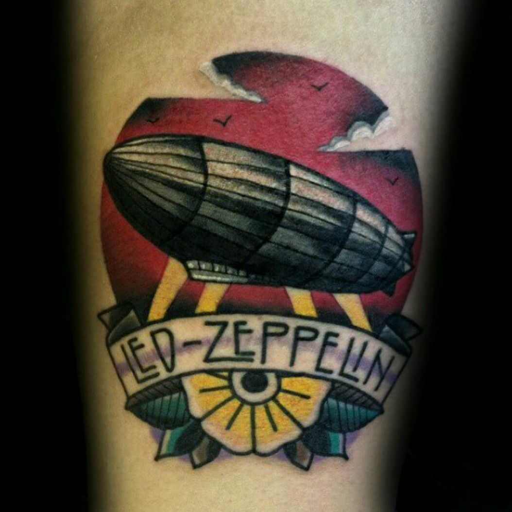 finally got to chance to get my led zeppelin tattoo i know its a basic  design but its what i wanted   rledzeppelin