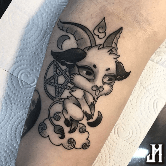 230 Best Goat Tattoos Designs 2023 Devil Horn Ink for Capricorns   TattoosBoyGirl