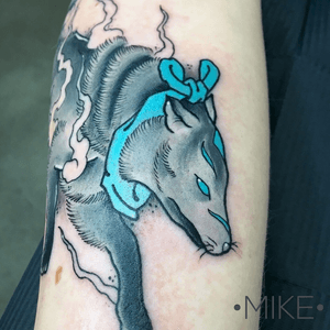 • Wolf • #tattoo #tattoos #ink #inked #inkedup #japanese #japanesetattoo #neojapanese #neotraditional #worldfamousink #oriental #tattooartist 