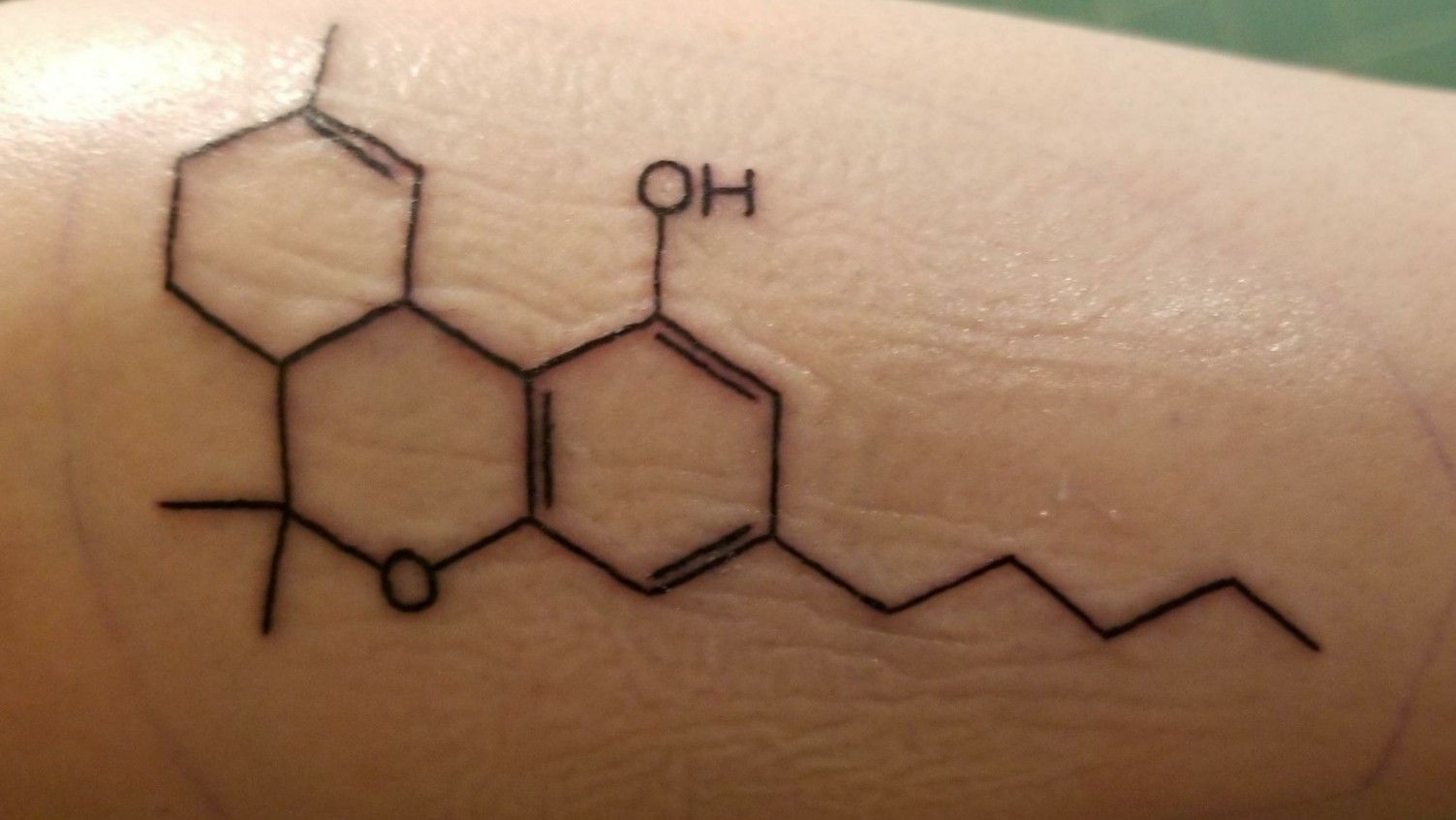 THC molecule tattoo  Imgur