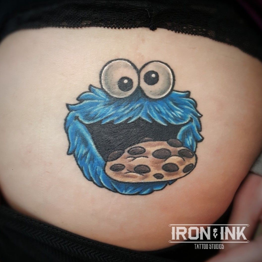 Cookie Monster Tattoo  Monster tattoo Tattoos Tattoo designs