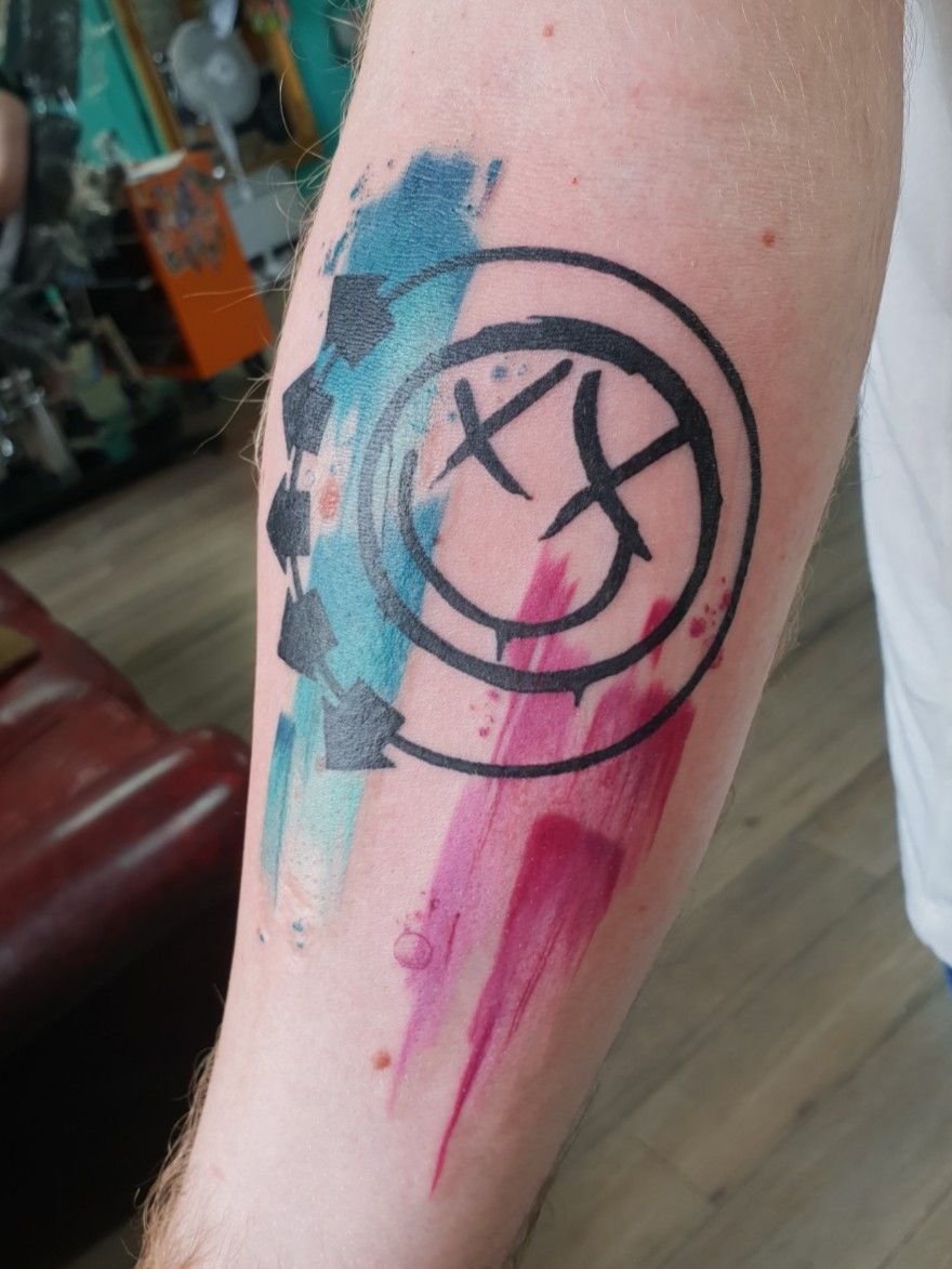 Blink 182 tattoo by Wes Fortier at Burning Hearts Tattoo C  Flickr