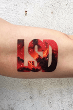 LSD galaxy ✨ #tattoo #tattooart #galaxytattoo #armtattoo #lsd #lsdart #lsdtattoo #colortattoo #warsawtattoo #pinkmachinetattoo