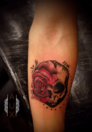 Skull and rose tattoo...