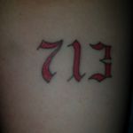 Numbers on forearm #numbers 