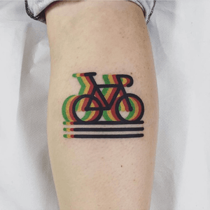 CYCLE. DESTRUTTURATO STYLE. Done at Mambo Tattoo Shop in Meda, Italy.