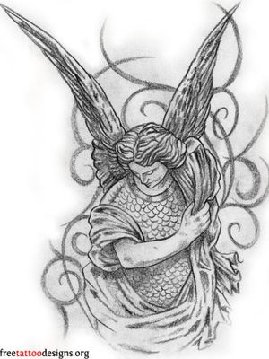 Template of the archangel. The angel who striked Lucifer. This template if for thoes who like religious tattoos.