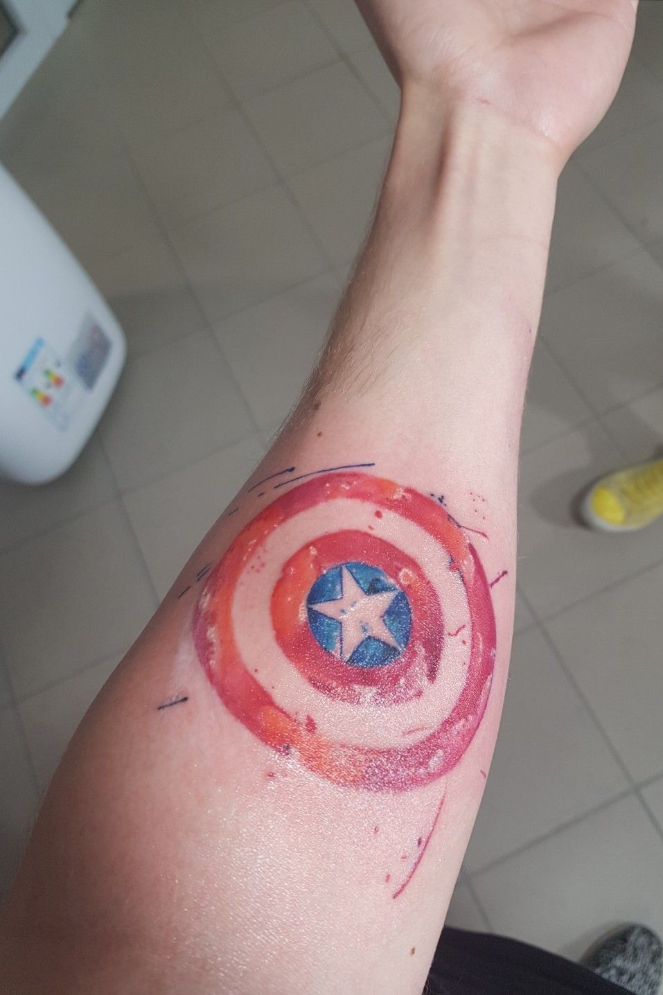 205 Captain America Tattoos Designs 2023 Avengers Chris Evans Ink   TattoosBoyGirl