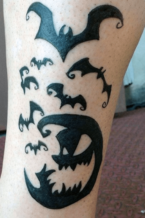 Bat Moon Tattoo Design by georgiatheunicorn21 on DeviantArt