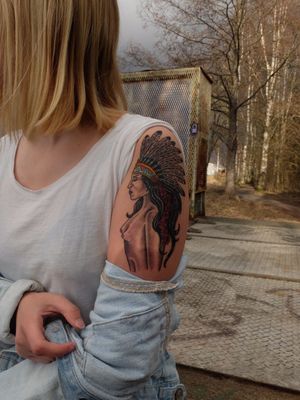 Tattoo uploaded by nellivalverinne • My first tattoo #indian #Indianwomantattoo #boobs #finland • Tattoodo Tattoo uploaded by nellivalverinne • My first tattoo #indian #Indianwomantattoo #boobs #finland • Tattoodo