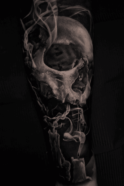 Smokey skull done a couple of month ago around 9h 