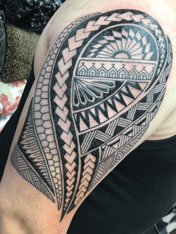 Polynesian Maori Tribal Tattoo Fake Temporary Waterproof Half Sleeve Mens  Womens  eBay