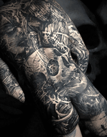 Healed back cover up. Left bum cheek is fresh #tattoo #tattoos #tattooartist #BishopRotary #BishopBrigade #BlackandGreytattoo #QuantumInk #ImmortalAlliance #SullenClothing #SullenArtCollective #Sullen #SullenFamily #TogetherWeRise #ArronRaw #RawTattoo #TattooLand #InkedMag #Inksav#BlackandGraytattoo #tattoodoapp #tattoodo