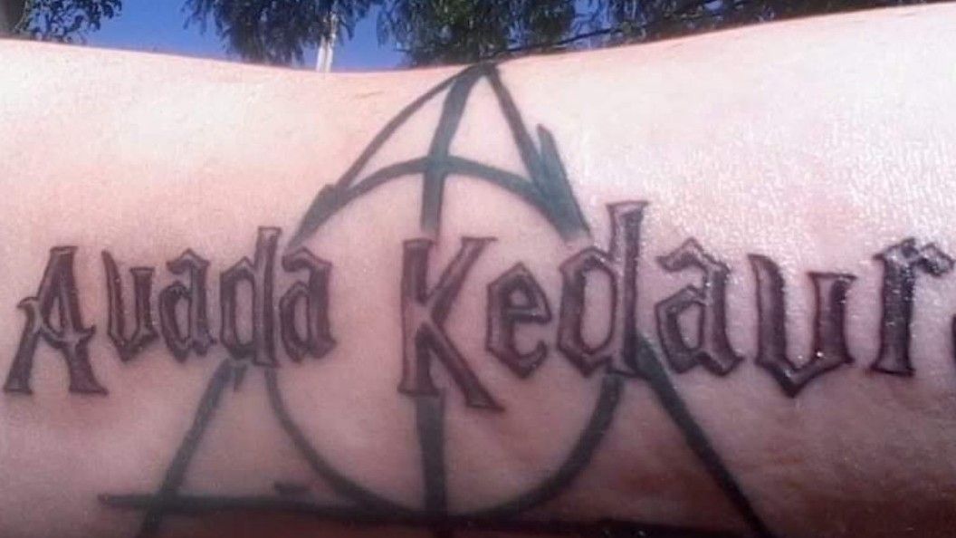 Cindys Tattoo   AVADA KEDAVRA EXPELLIARMUS   Facebook