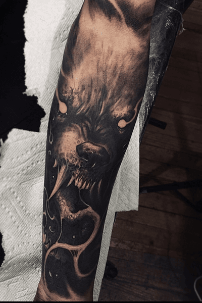 Freehand wolf 
