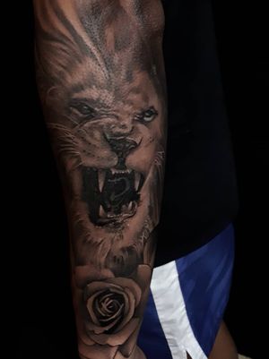 Tattoo Lion#liontattoo #lionking #lion #Tattoodo #blackandgrey #blackandgreytattoo #blackAndWhite #blackandgraytattoo #blackandgraytattoos #blackandgray 