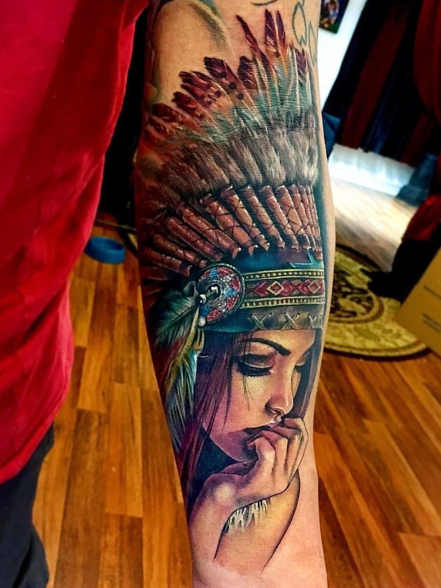Tattoo uploaded by Hayley Texas • Indian woman. • Tattoodo