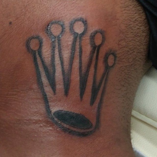 Rolex Crown Logo  Crown tattoo Crown tattoo men Small crown tattoo