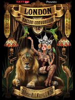 London Tattoo Convention 2018 Poster by Claudia Ducalia #ClaudiaDucalia #LondonTattooConvention