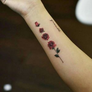 Beautiful Flower Tattoo For Girls #flowertattoo #girltattoo