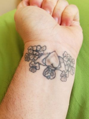 Claddagh on my wrist, first tattoo.