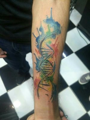 ADN watercolortattoo
