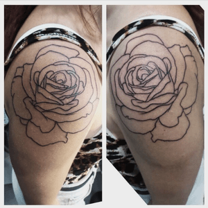 ROSES OUTLINE 🖤